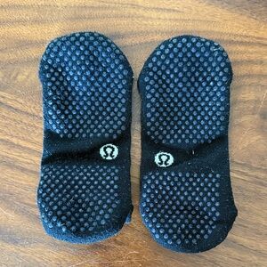 Lululemon Black Grip Socks